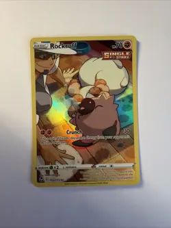 Rockruff TG07/TG30 Pokemon TCG SWSH12: Silver Tempest Trainer Gallery Ultra Rare - Image 1