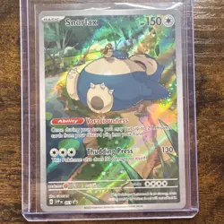Pokemon Snorlax 051 Sv: Scarlet & Violet Promo Basic 150 HP Holo English - Image 1