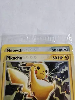 SEALED 2003 Pokemon Pikachu 012 Meowth 013 Black Star Promo Holo WOTC E-Reader - Image 5