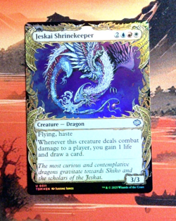 MTG Jeskai Shrinekeeper (Showcase) Foil TDM 311 NM U - Image 1