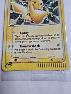 SEALED 2003 Pokemon Pikachu 012 Meowth 013 Black Star Promo Holo WOTC E-Reader - Image 3