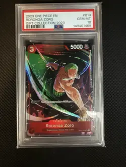 Roronoa Zoro ST01 013 Gift Collection 2023 One Piece Card Game English - PSA 10 - Image 1