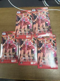One Piece EB03 Sleeved Booster Pack (Lot of 5) One Piece Heroines Edition SP 🔥 - Image 1