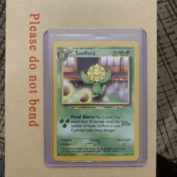 Pokemon TCG Sunflora Neo Genesis Uncommon Card 50/111 Regular - Near Mint NM - Image 1