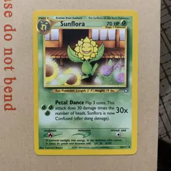 Pokemon TCG Sunflora Neo Genesis Uncommon Card 50/111 Regular - Near Mint NM - Image 2