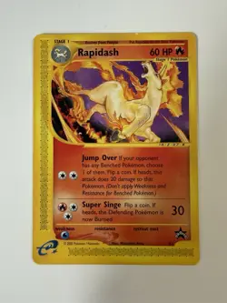 Pokemon Card - Rapidash Black Star Promo #51 - 2002 Vintage WOTC - #51 - Image 1