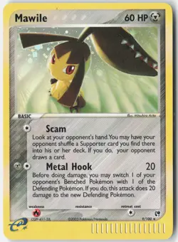 Mawile Sandstorm 9/100 Pokemon Card Holo - Image 1