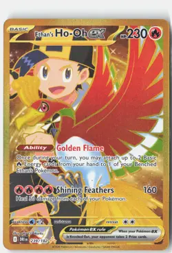 Ethan's Ho-Oh ex SV10: Destined Rivals 239/182 Pokemon Card Holo - Image 1