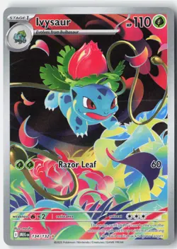 Ivysaur ME01: Mega Evolution 134/132 Pokemon Card Holo - Image 1