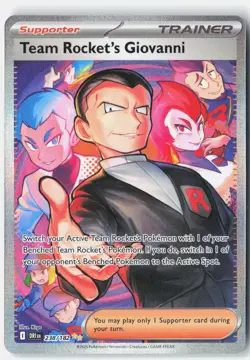 Team Rocket's Giovanni SV10: Destined Rivals 238/182 Pokemon Card Holo - Image 1