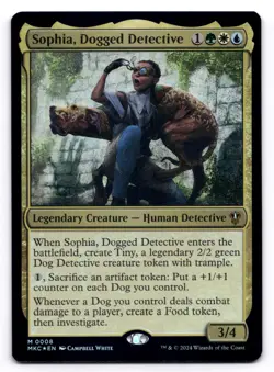 Sophia, Dogged Detective NM Commander: Murders at Karlov Manor 0008 MTG Foil - Image 1