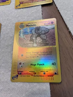 Pokemon TCG Machoke Skyridge Holo Card 38/144 Nintendo 2003 English - Image 1