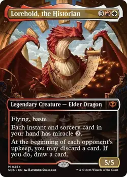 Lorehold, the Historian (Borderless) Secrets of Strixhaven FOIL - Image 1