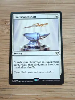 Steelshaper's Gift 0059 Magic: The Gathering 2021 Common Commanders Masters Set - Image 1