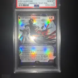 Mtg Assassin’s Creed - Ezio Auditore Da Firenze Textured Foil - Eng - Psa 10 - Image 1