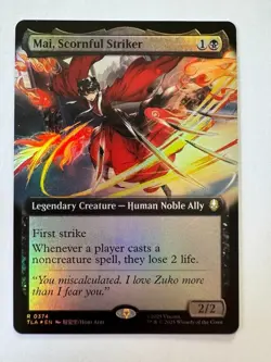 Magic (mtg): Mai, Scornful Striker (Extended Art) Avatar Foil - Image 1