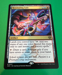 MTG - Resonating Lute - Secrets of Strixhaven - Image 1