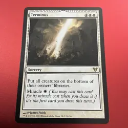 Magic the Gathering Avacyn Restored Terminus Sorcery Rare 38/244 NM - Image 2