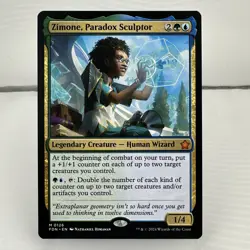 MTG Zimone, Paradox Sculptor Normal NM Foundations Magic 126 - Image 1