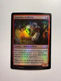 Ingenious Artillerist 182 MTG Commander Legends: Battle for Baldur's Gate Foil - Image 1