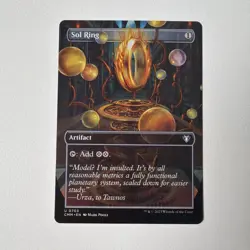 Magic The Gathering MTG - Sol Ring Borderless NON FOIL Commander Masters 703 - Image 1