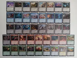 MTG LotR Common/Uncommon/Rare lot of 100 No Duplicates - Image 2