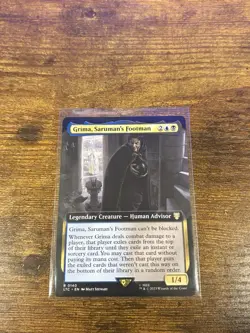 MTG - Grima, Saruman's Footman (Extended Art) The Lord of the Rings: Commander - Image 1
