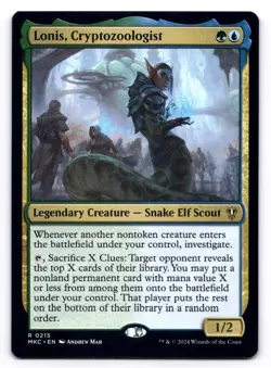 Lonis, Cryptozoologist NM Commander: Murders at Karlov Manor 0215 MTG Regular - Image 1