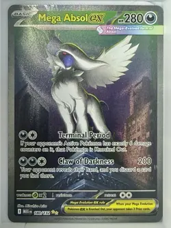 Pokemon Mega Absol ex Me01 Mega Evolution Special Illustration Rare Holo 280 HP… - Image 1