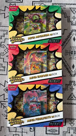 Pokemon TCG Ascended Heroes EX Box 3-Pack (Costco Exclusive Bundle) – NEW ✅ - Image 1