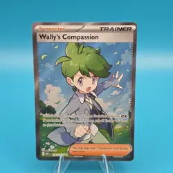 Pokemon TCG Wally's Compassion 176/132 ME01: Mega Evolution Full Art NM - Image 1