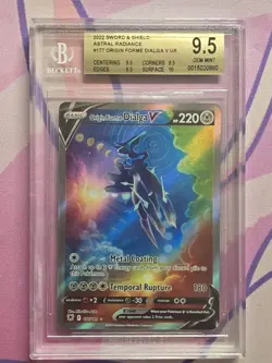 Pokemon Origin Forme Dialga V Astral Radiance Ultra Rare Holo BGS Beckett 9.5 - Image 1