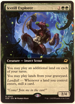 MTG Icetill Explorer (Extended Art) Edge of Eternities 343 NM - Image 1