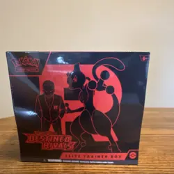 Pokemon Scarlet & Violet Destined Rivals Elite Trainer Box Nintendo 2024 Mewtwo - Image 1