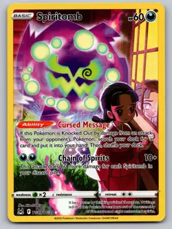 Spiritomb TG09/TG30 Holo Lost Origin Trainer Gallery Pokemon NM - Image 1