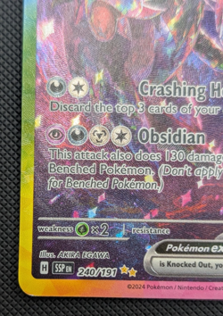 Pokemon TCG Hydreigon EX Surging Sparks SAR 240/191 NM - Image 5