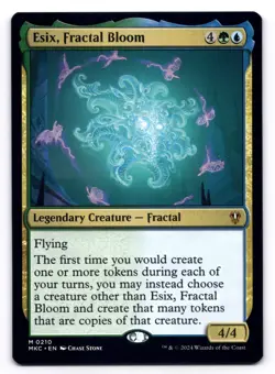Esix, Fractal Bloom NM Commander: Murders at Karlov Manor 0210 MTG Regular - Image 1