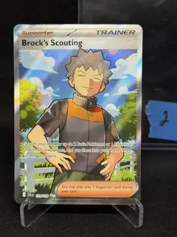 Brock's Scouting 179/159 Ultra Rare Journey Together Pokemon Near Mint - Image 1