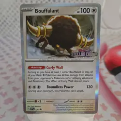 Pokemon TCG - Bouffalant SVP 136 - Stellar Crown Stamped Pre Release Promo - Image 1
