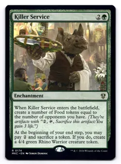 Killer Service NM Commander: Murders at Karlov Manor 0174 MTG Regular - Image 1