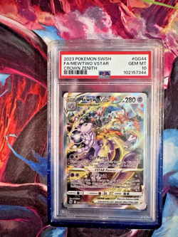 MEWTWO VSTAR GG44/GG70 POKEMON SWSH Crown Zenith: Galarian Gallery Holo PSA 10 - Image 2