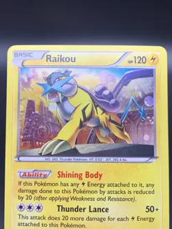 Pokemon TCG Raikou 55/162 Cosmos Holo Promo LP - Image 3