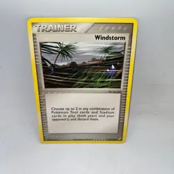 Windstorm 85/100 Uncommon Crystal Guardians Pokemon Lightly Played - Image 1