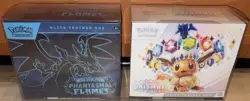 Pokemon TCG Prismatic Evolutions Phantasmal Flames ETB Sealed In Box Plus A Case - Image 1