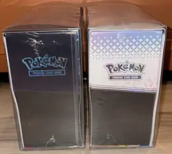 Pokemon TCG Prismatic Evolutions Phantasmal Flames ETB Sealed In Box Plus A Case - Image 2