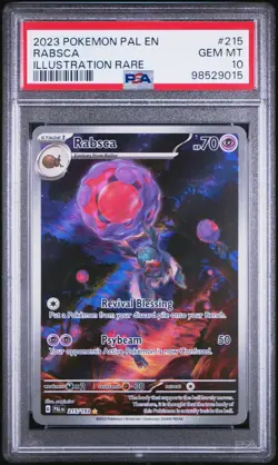 Rabsca 215/193 Pokemon Paldea Evolved PSA 10 GEM MINT Illustration Rare English - Image 3