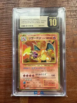 Pokemon 2023 Charizard Holo JPN Classic Collection Ho-oh ExDeck CGC Pristine 10 - Image 1