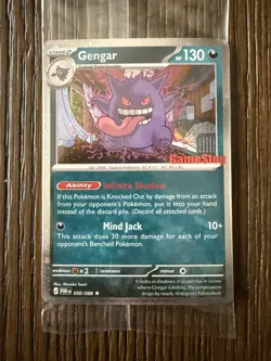 Pokemon TCG Gengar 050/088 Promo GameStop Stamped - Factory Sealed - Image 1