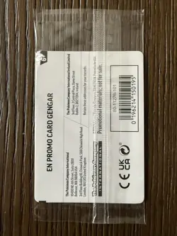 Pokemon TCG Gengar 050/088 Promo GameStop Stamped - Factory Sealed - Image 2