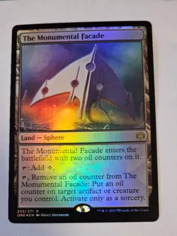 MTG - The Monumental Facade FOIL - Phyrexia All Will Be One - Image 1
